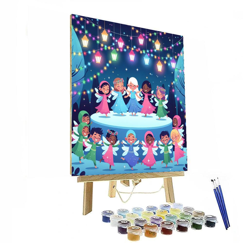 Fairy Light Festival Paint By Numbers