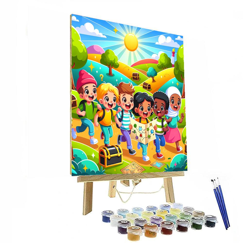 Daring Treasure Hunt Number Painting