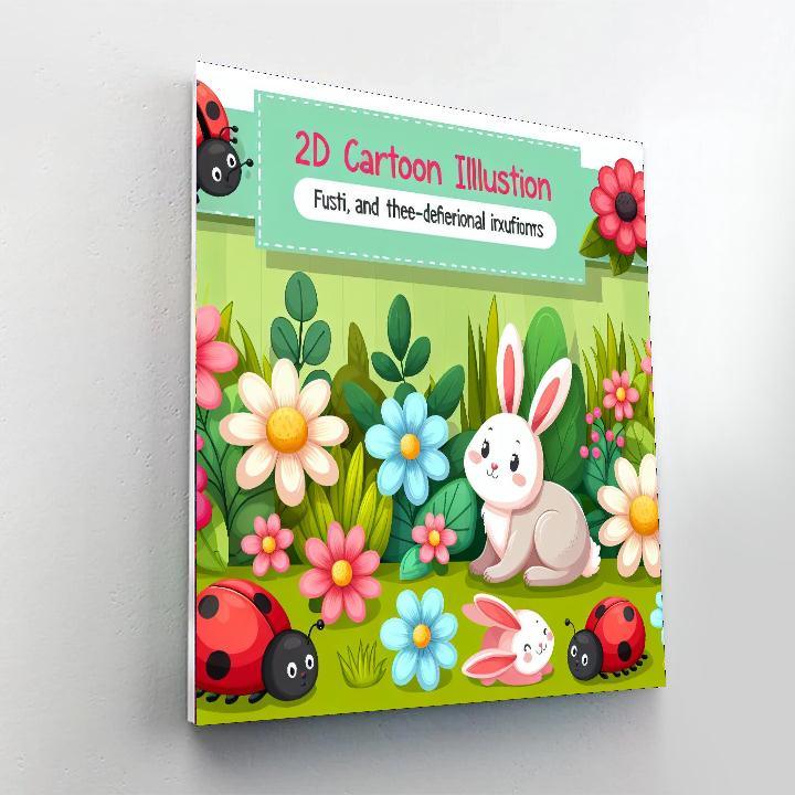 Cute Garden Friends Paint By Number