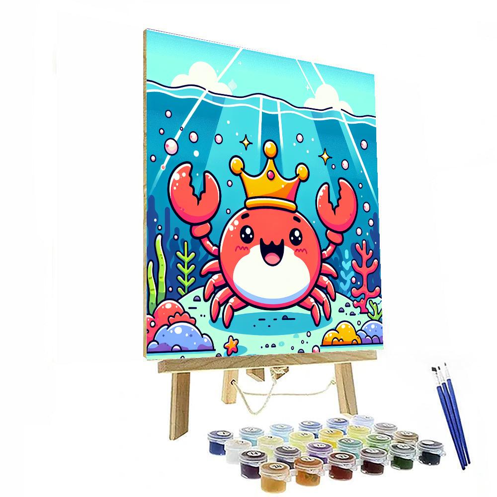 Underwater Kingdom With King Crab Paint By Numbers Kits