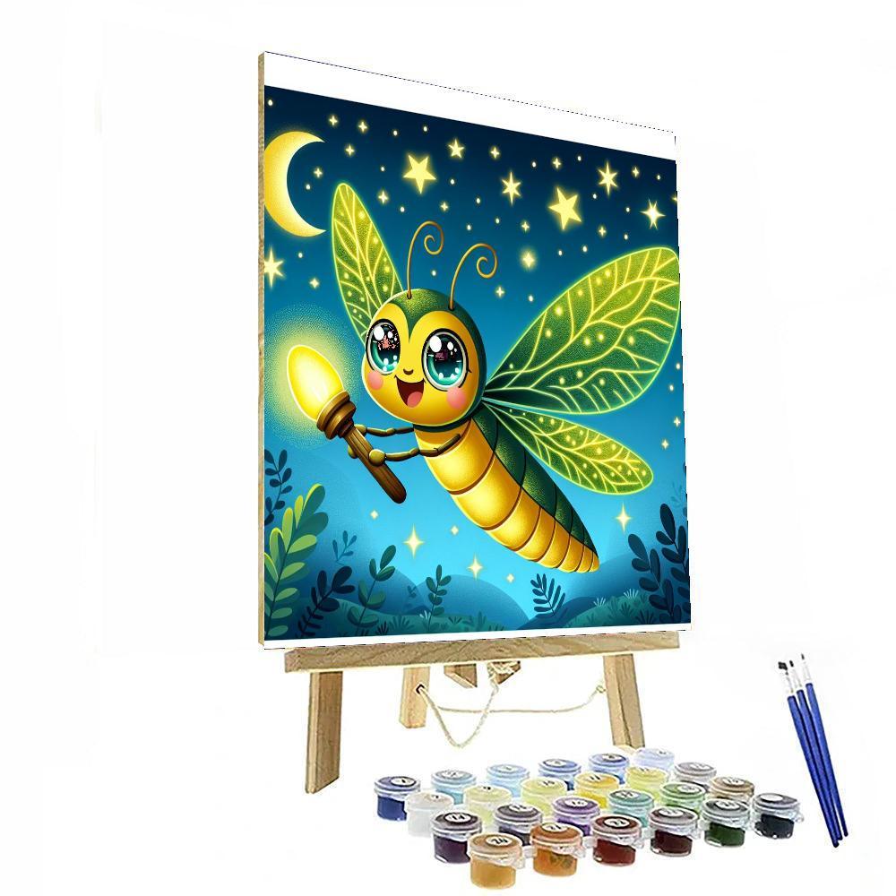 Bright Firefly Paint By Numbers