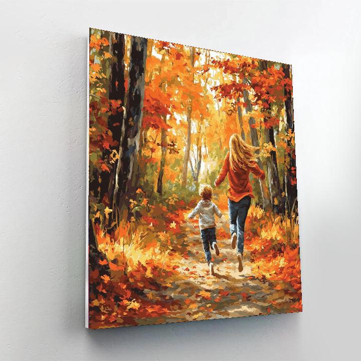Joyful Woodland Romp Paint By Numbers Kits