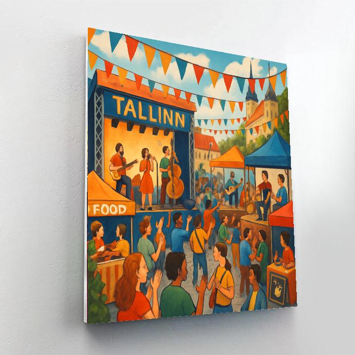 Song Festival In Estonia Numbered Painting Kits