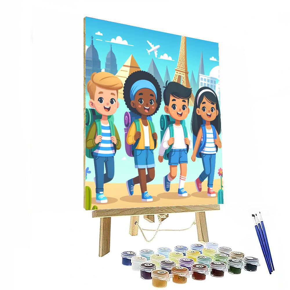 World Explorer's Club DIY Paint By Numbers