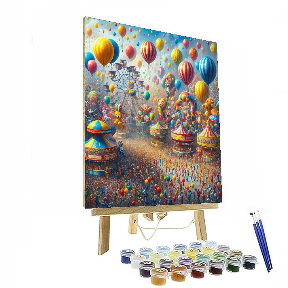 Colorful Carnival Dreams Paint By Color