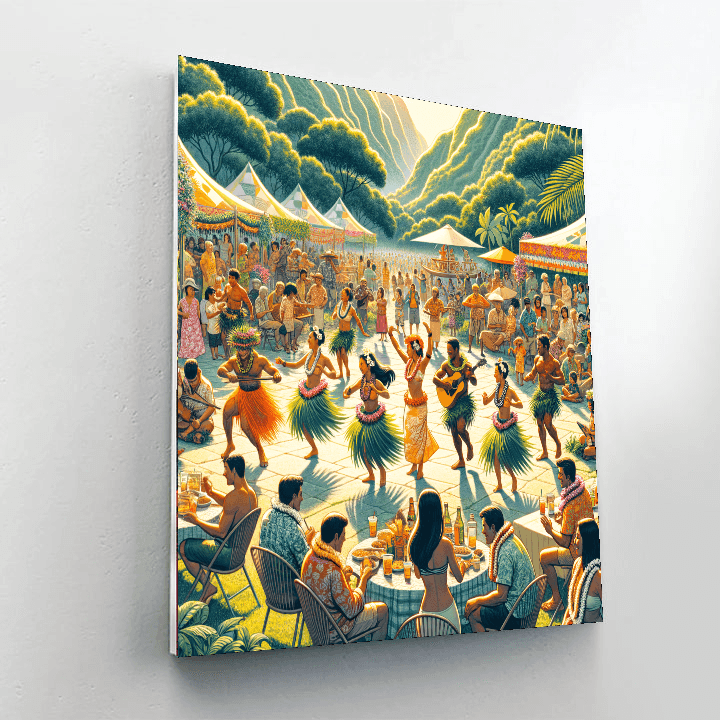 Pahoa Lava Festival Paint By Number