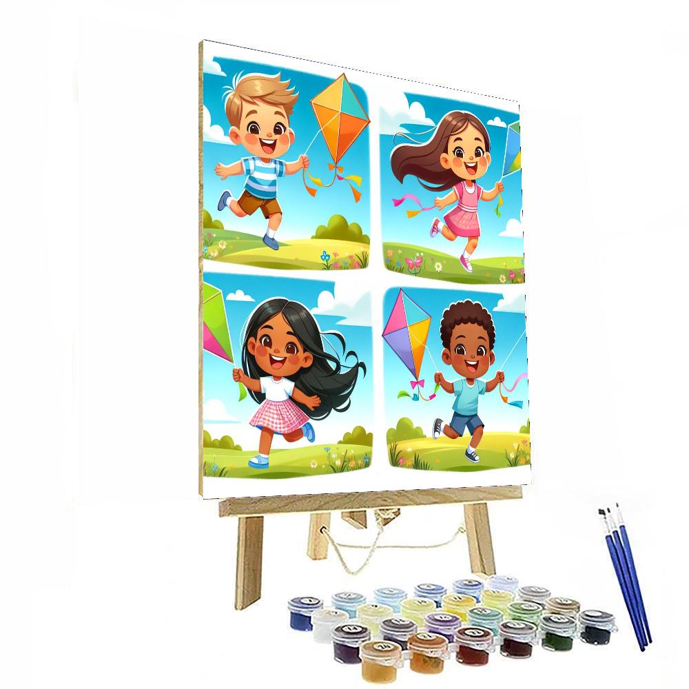 Kite Festival Fun Number Painting