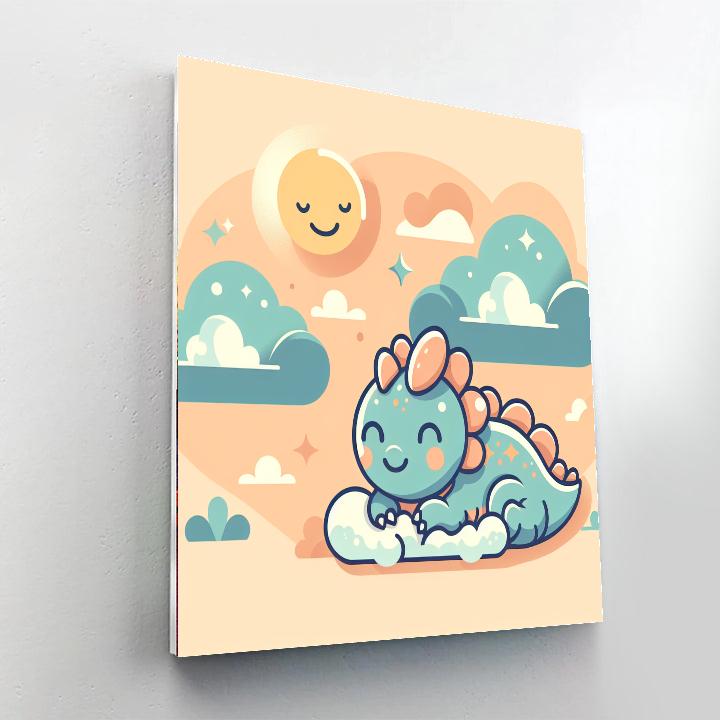 Gentle Dragon Painting By Numbers Kit