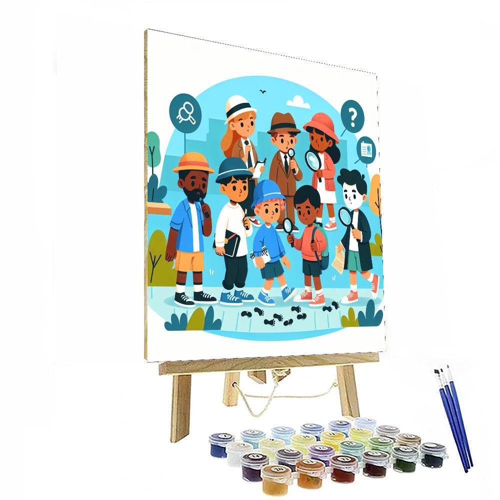 Mystery Detective Quest Paint By Number
