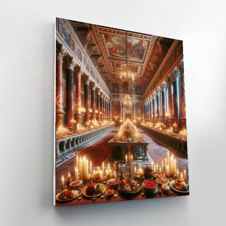 Medieval Castle Feast Numbered Painting Kits