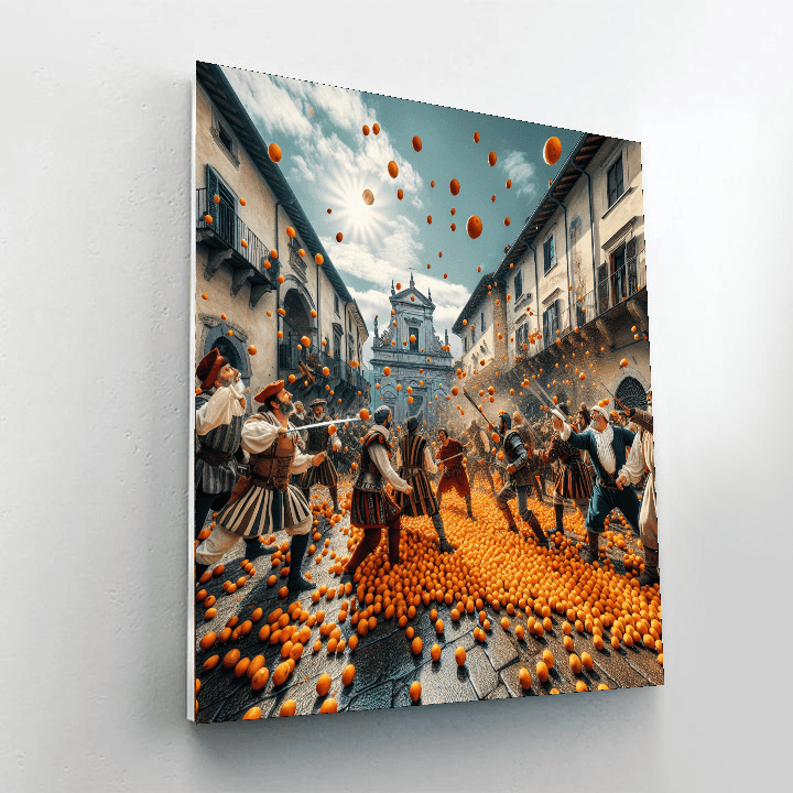 Carnevale Di Ivrea - Ivrea Paint By Numbers Art