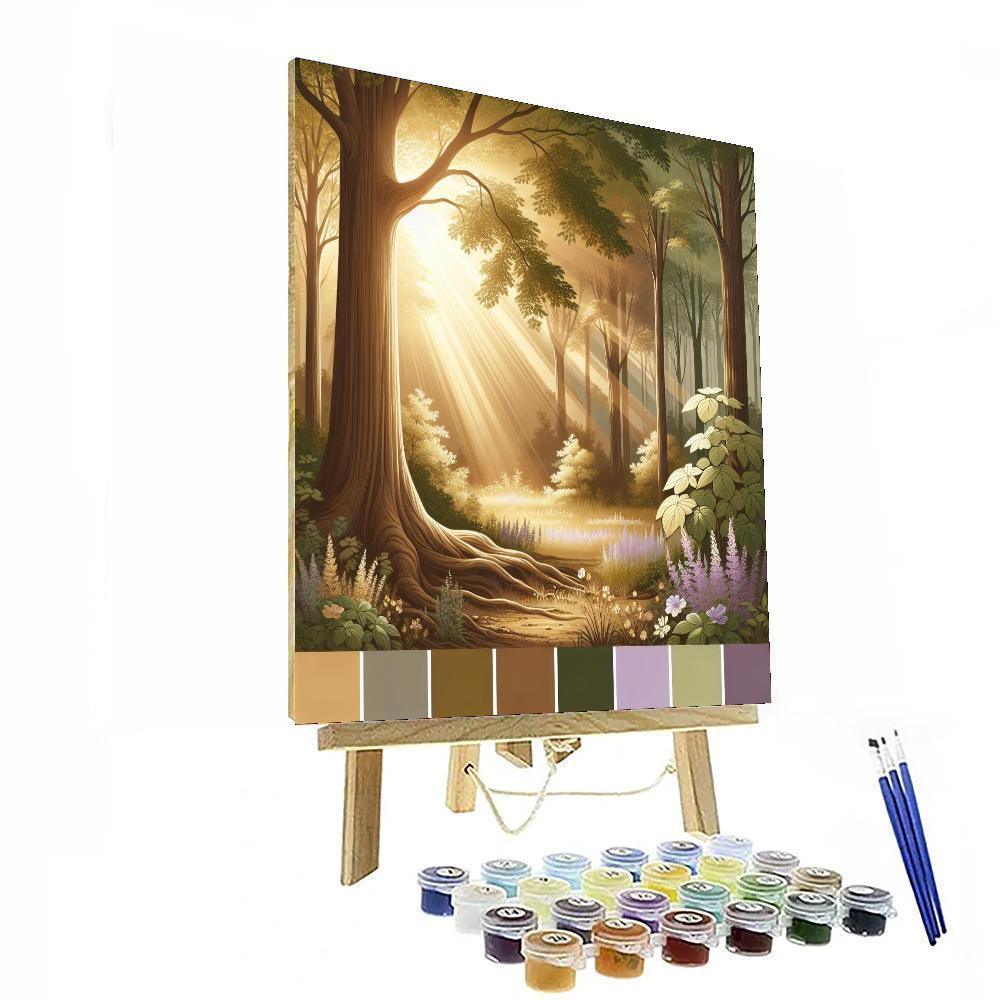 Dreamy Woodland Escape DIY Paint By Numbers