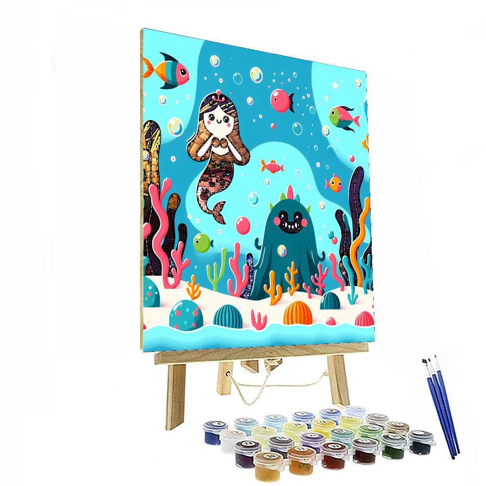 Underwater Mystery Paint By Numbers Art