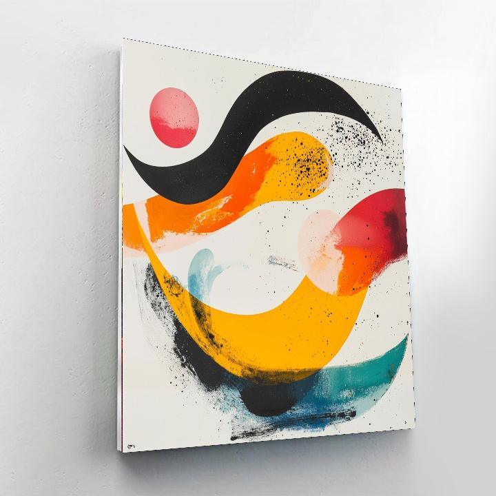 Joan Miró Inspired Organic Dreamscape  Paint By Numbers Art