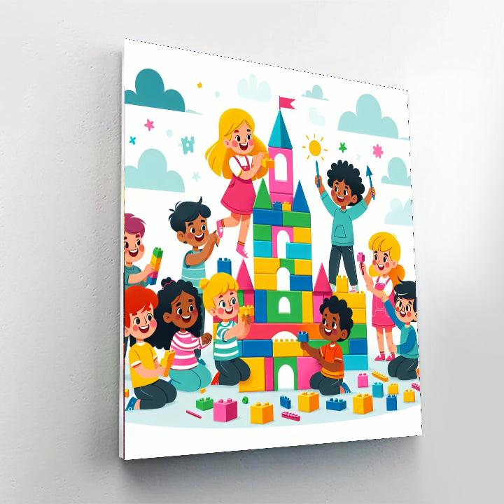 Castle Builders Number Painting