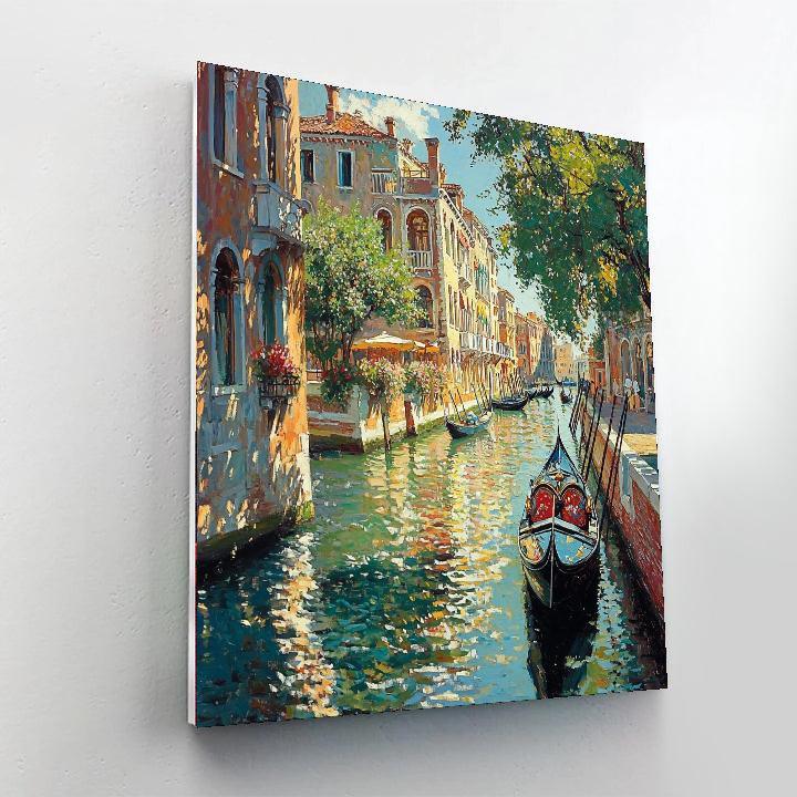 Joaquin Sorolla Inspired Venetian Canal Magic  Paint By Numbers