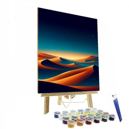 Meditative Desert Dunes Numbered Painting Kits