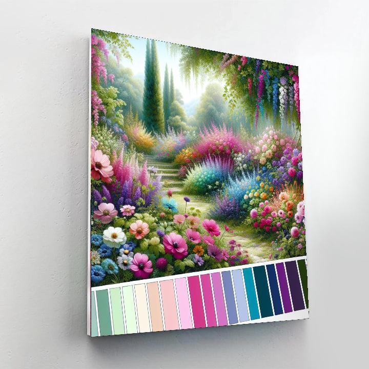 Floral Garden Bliss Paint By Number
