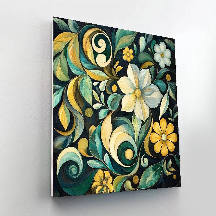 Gustav Klimt Inspired Golden Whispers Of Nature  DIY Paint By Numbers