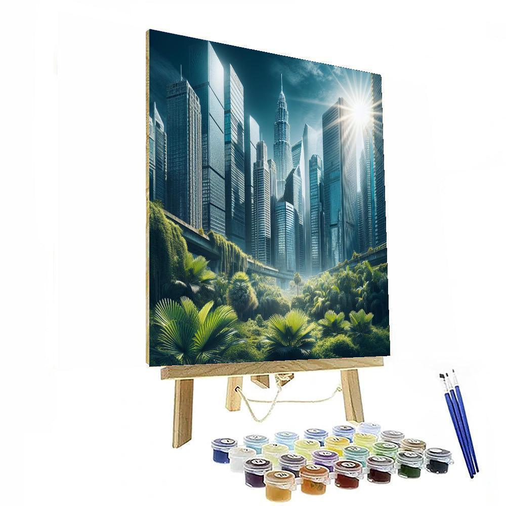 Urban Jungle Escapade Painting By Numbers Kit