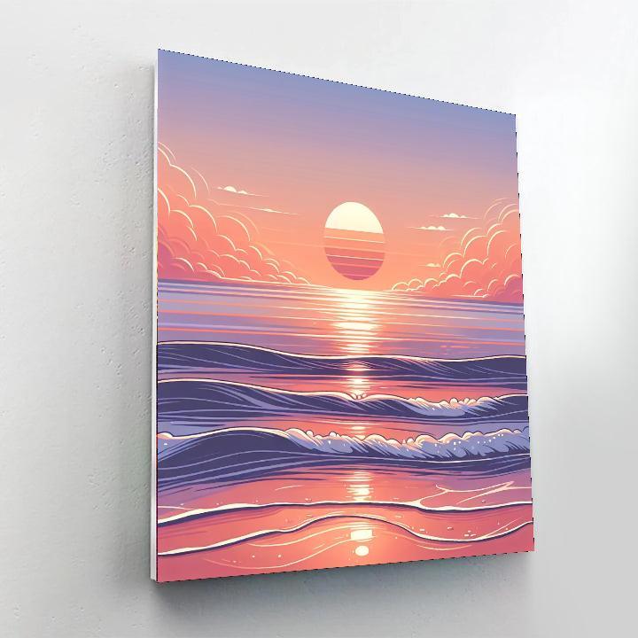 Sunset Serenade Vision DIY Paint By Numbers