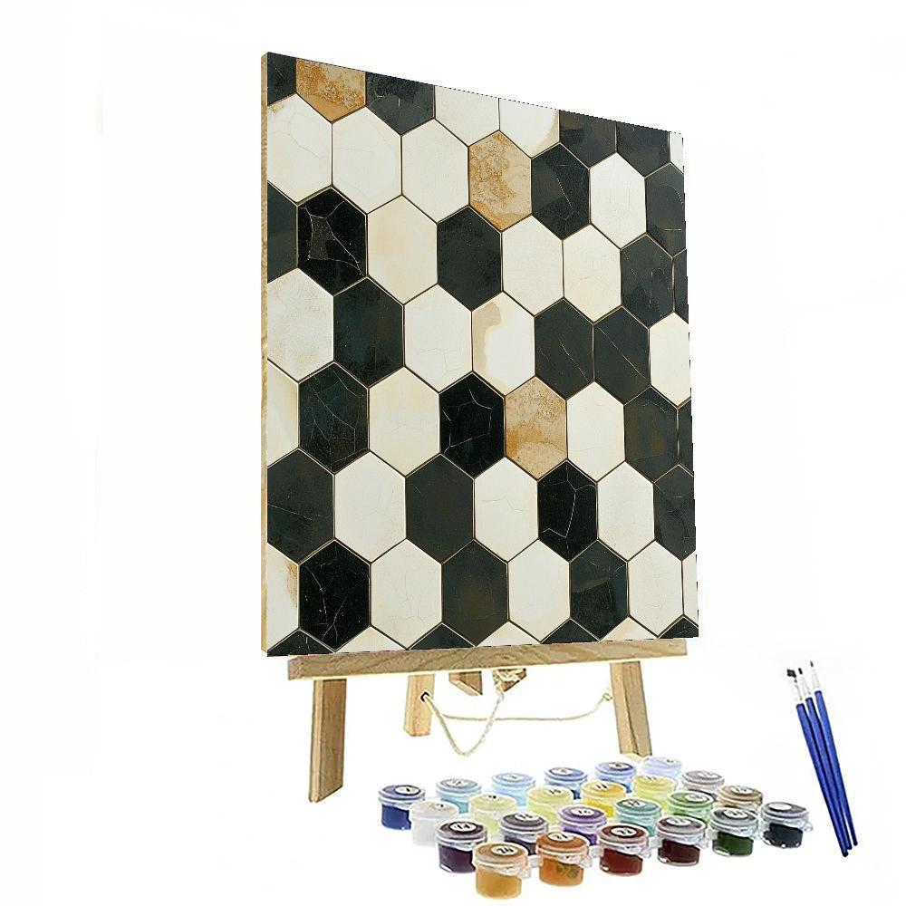 M.C. Escher Inspired Tessellated Visions  Paint By Numbers