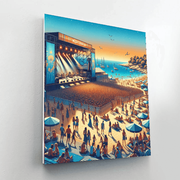 Fib Benicàssim Festival - Spain Numbered Painting Kits