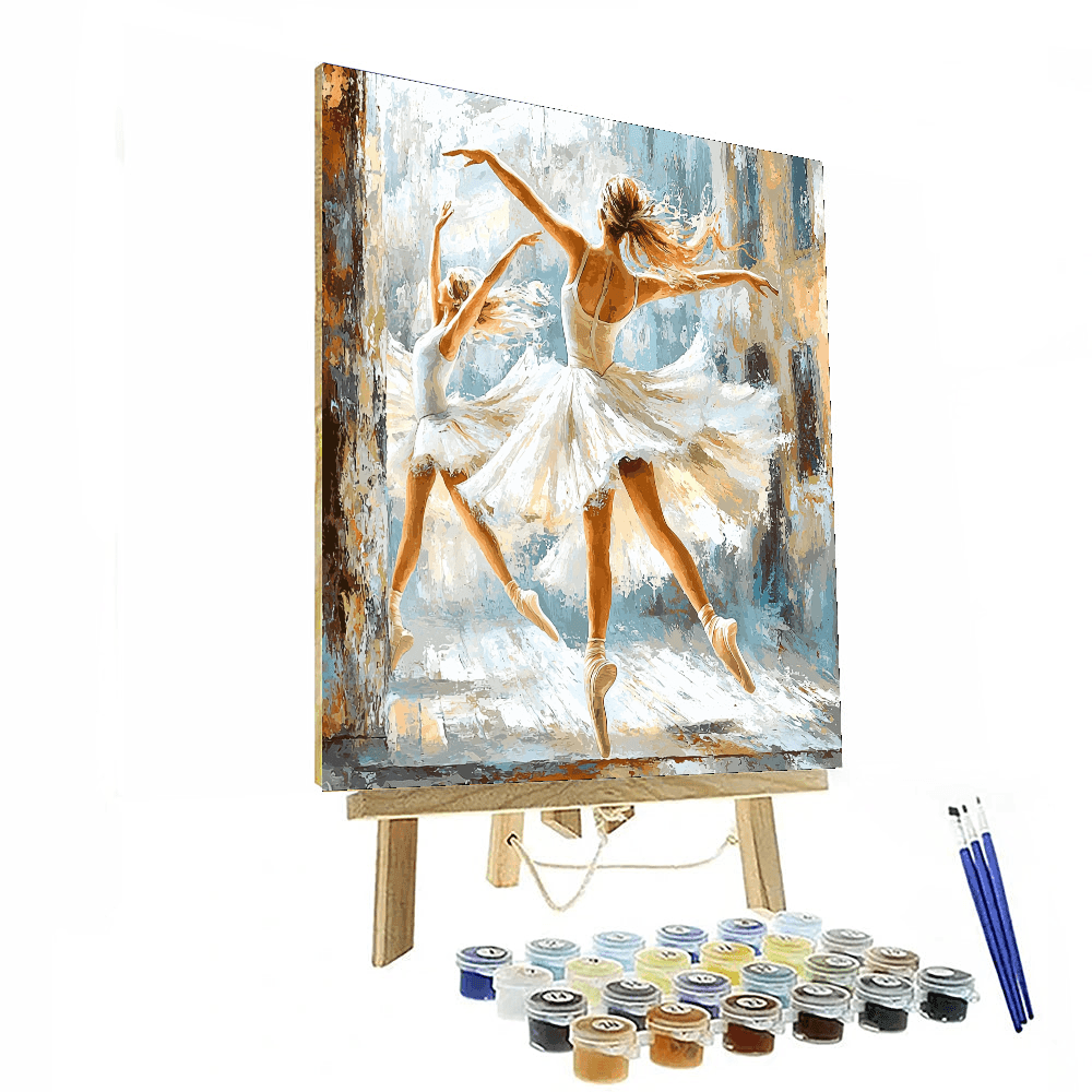 Degas Inspired Elegant Ballet Dancers - DIY Painting By Numbers Kit