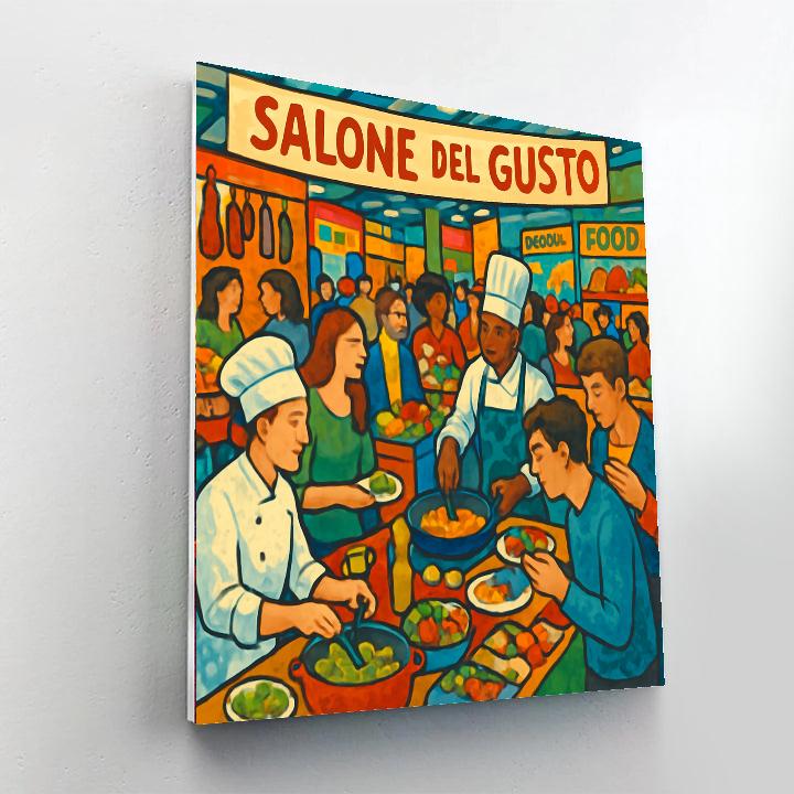 Salone Del Gusto DIY Paint By Numbers