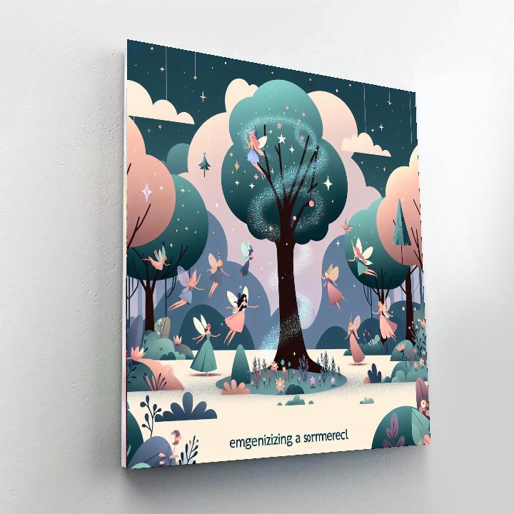 Fairy Woodland Retreat Paint By Number