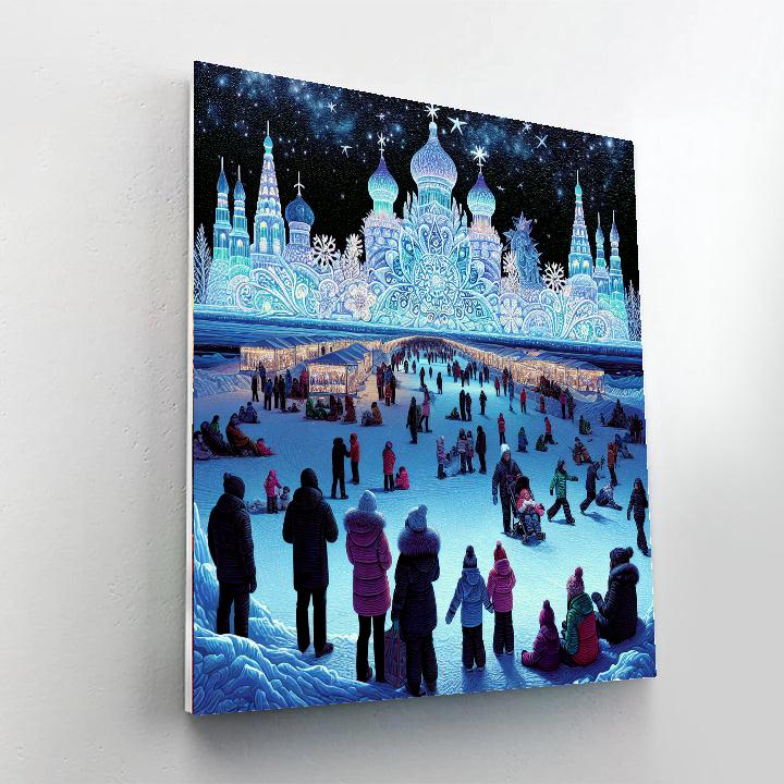 Snow And Ice Festival - Japan Paint By Number