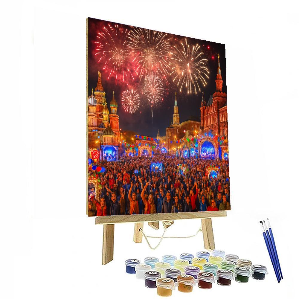 Moscow City Day - Russia DIY Paint By Numbers