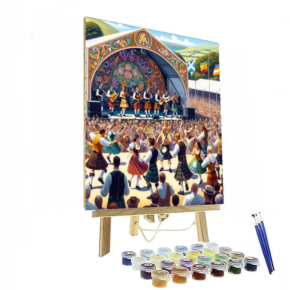Alba International Celtic Festival - Stirling, Scotland Paint By Numbers Art