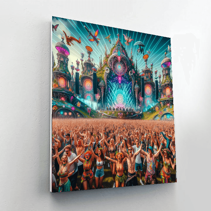 Tomorrowland - Belgium Paint By Color