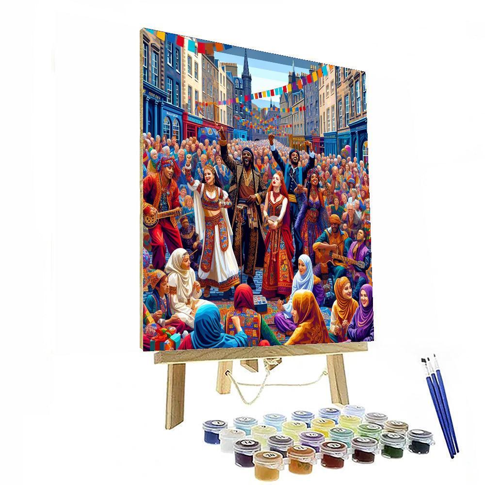 Edinburgh Fringe Festival Paint By Numbers Kits