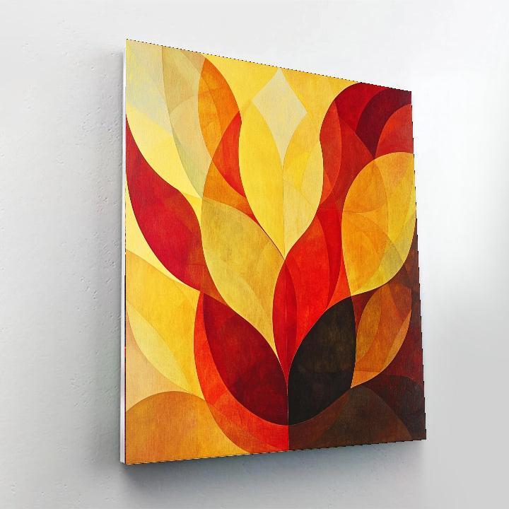 Nandalal Bose Inspired Solstice Glow  Painting Number Kit