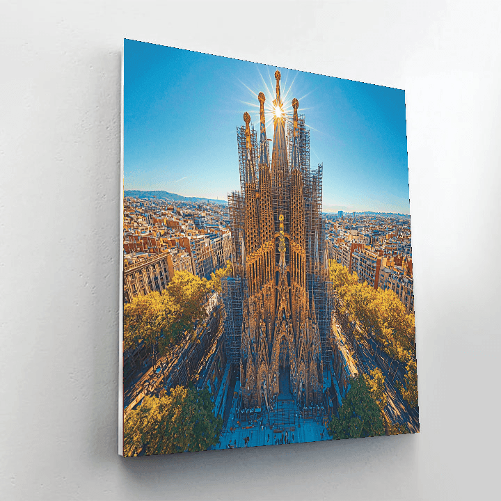 Sagrada Família Tower Numbered Painting Kits