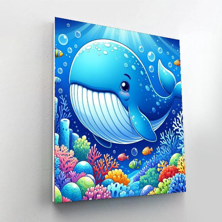 Wacky Whale Adventure Paint By Numbers