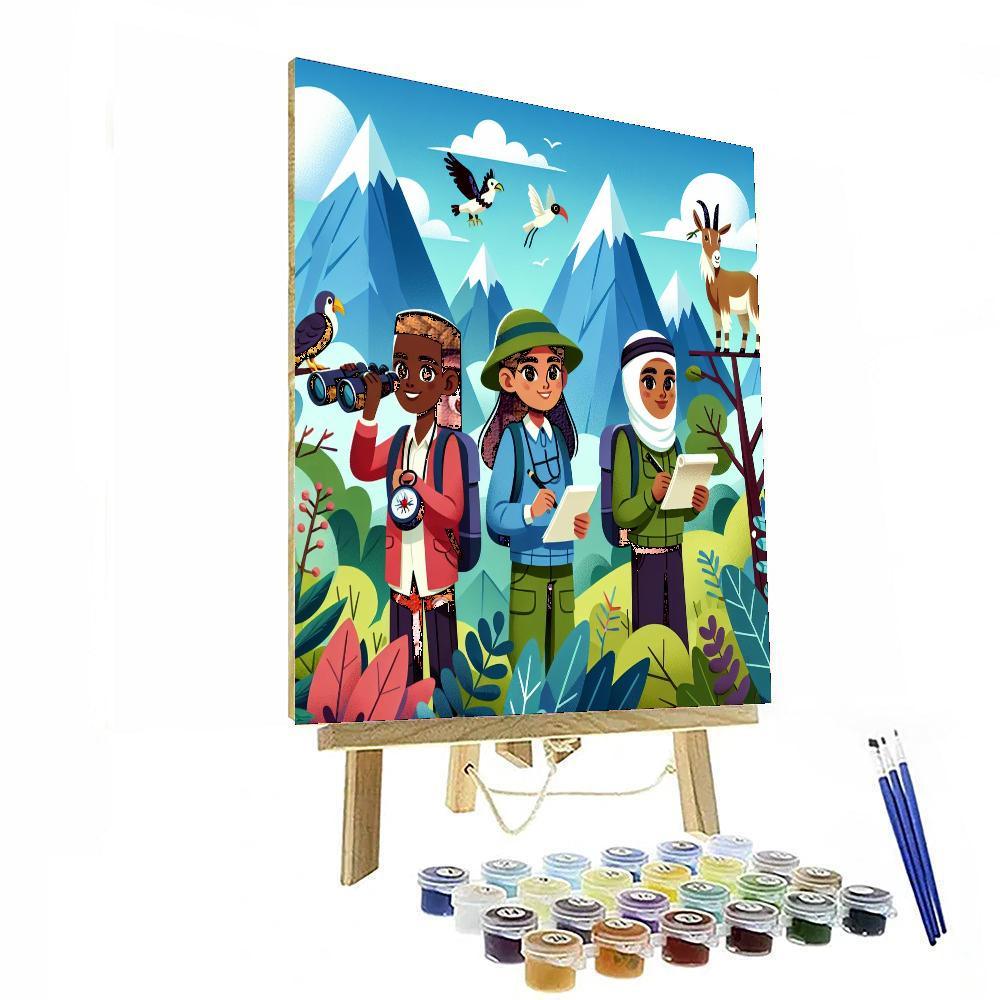 Nature Explorer's Quest Painting Number Kit
