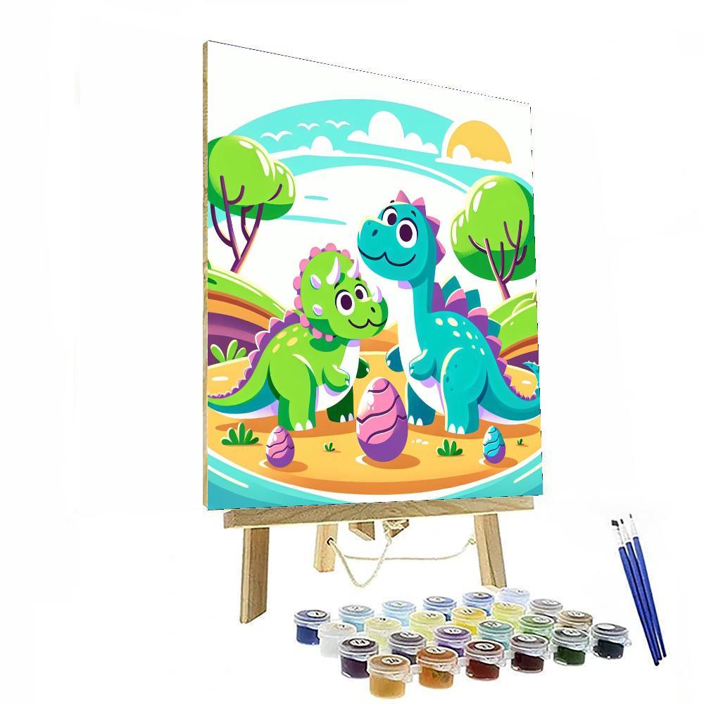 Amazing Dinosaurs Paint By Numbers