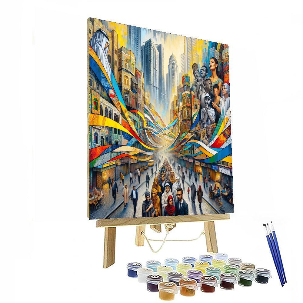 Artistic City Symphony Paint By Numbers