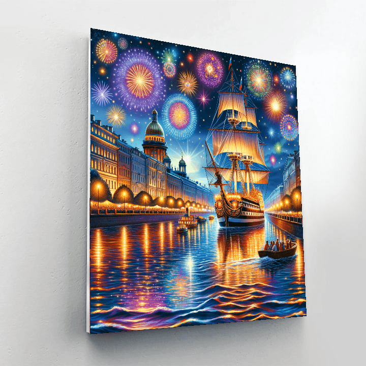 The White Nights Festival - Russia Numbered Painting Kits