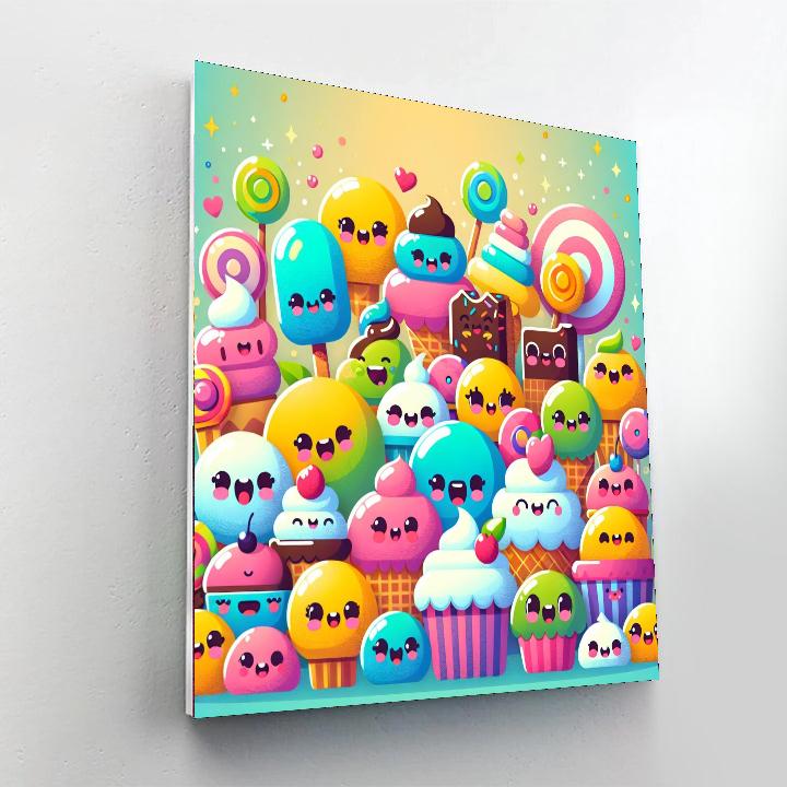 Sweet Treats And Dessert Delights Paint By Number