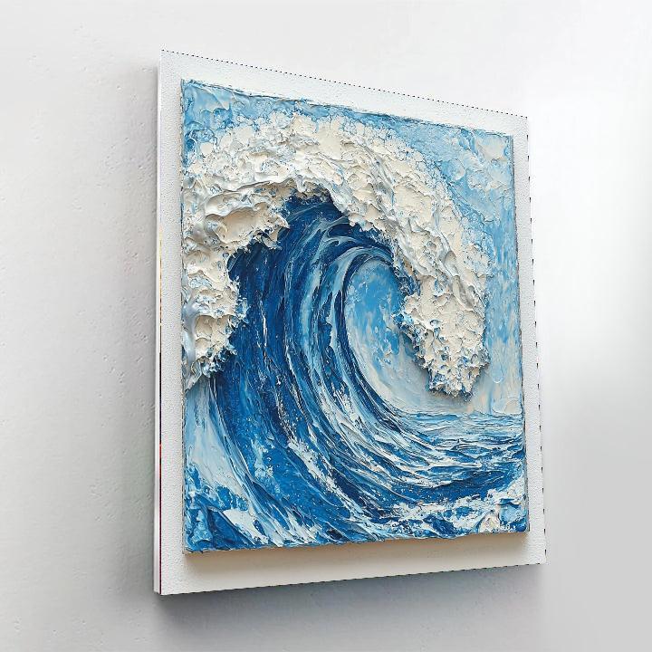 Michelangelo Inspired Stones Of The Ancient Waves  Painting By Numbers Kit