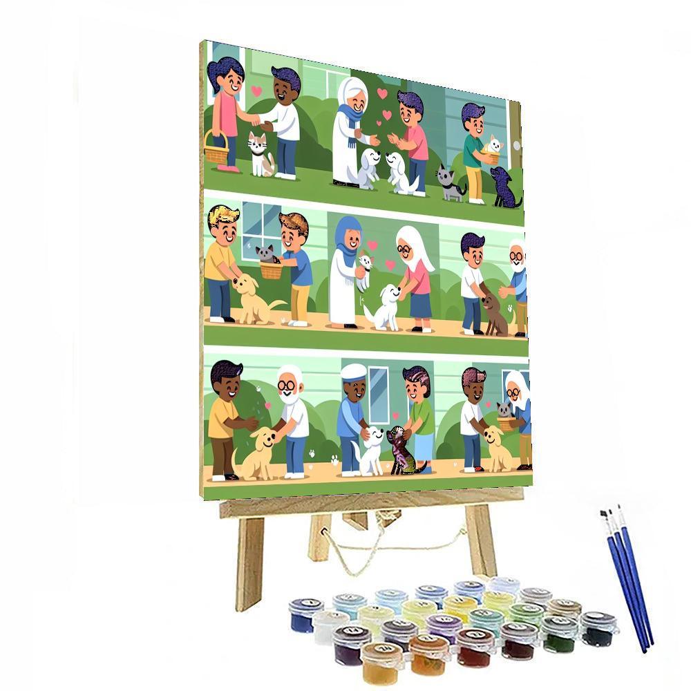 Adventurous Pet Rescue Numbered Painting Kits