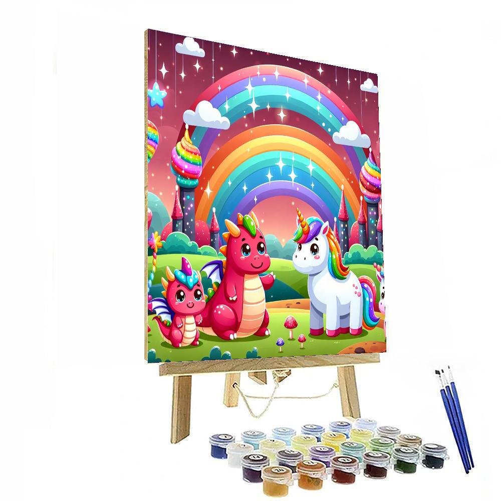 Adventures With Magical Beasts Numbered Painting Kits