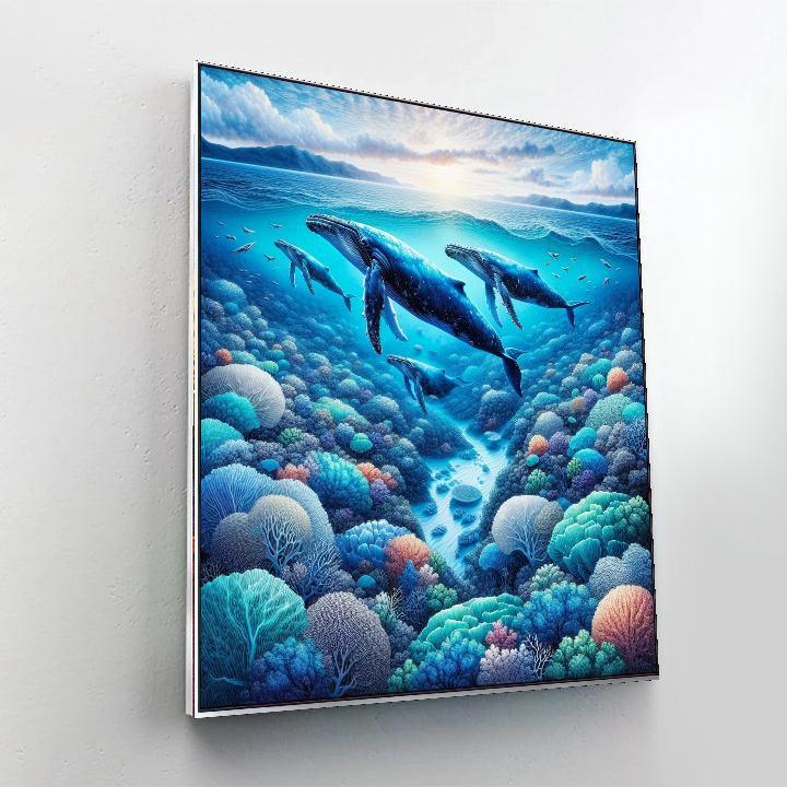 Majestic Whale Journey Paint By Number