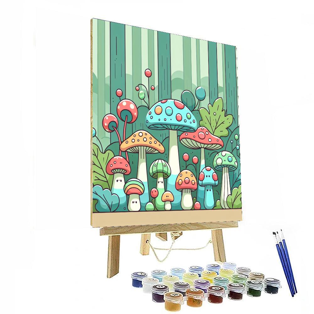 Funky Fungi Paint By Numbers Kits