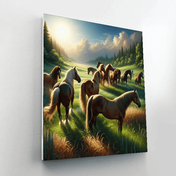 Horse Whisperer's Haven Paint By Color