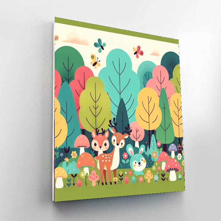 Hidden Forest Adventure DIY Paint By Numbers